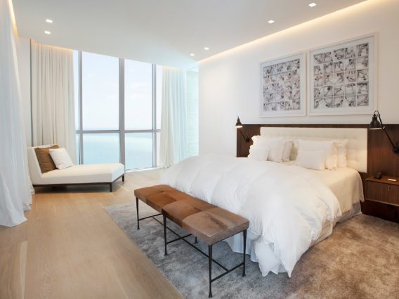 Continuum Miami Private PH Residence bedroom with ocean view