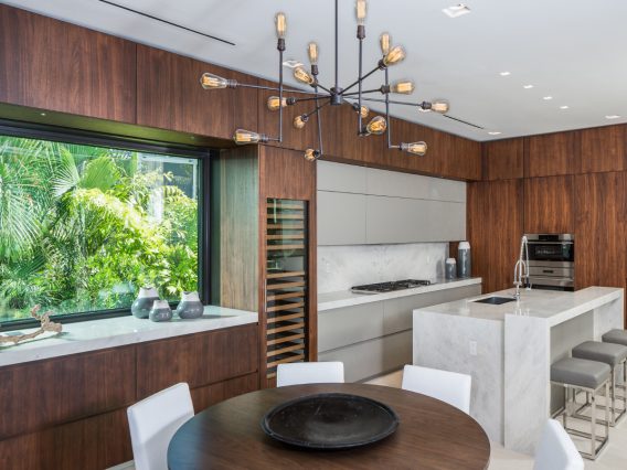 Hibiscus Island Miami residence kitchen